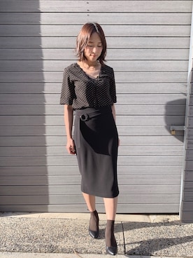 「pumps」｜𝒩𝑒𝓀𝑜さん（レディース・145cm）の春コーディネート