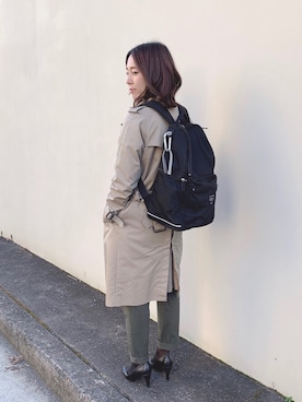 「ECCO」｜「アイテム（ジャケット/アウター）」を使った、𝒩𝑒𝓀𝑜さん（レディース・145cm）の春コーディネート