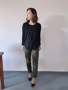 「TOPSHOP（トップショップ）のアイテム（シャツ/ブラウス）」を使った、𝒩𝑒𝓀𝑜さん（レディース・145cm）の夏コーディネート
