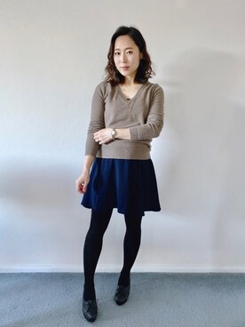 「skirt」｜「アイテム（腕時計）」を使った、𝒩𝑒𝓀𝑜さん（レディース・145cm）の夏コーディネート