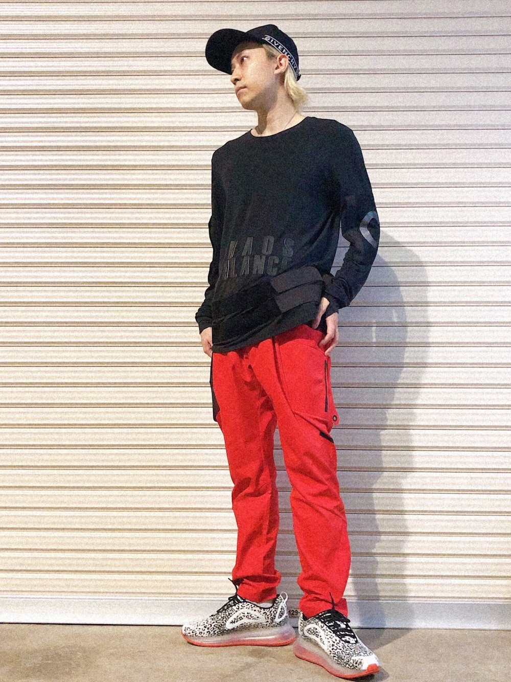 「スポーツミックス」｜「GIVENCHYのアイテム（キャップ、ブラック系）」を使った、MINX銀座二丁目店/木俣翔さん（メンズ・168cm）の夏コーディネートの1枚目の写真