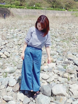 「VIDA＋（ヴィーダプラス）のアイテム」を使った、Naho♡さん（レディース・150cm）の夏コーディネート