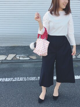 「VIDA＋（ヴィーダプラス）のアイテム」を使った、Naho♡さん（レディース・150cm）の秋コーディネート