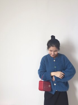 「Vintage Dior（ヴィンテージ ディオール）のアイテム」を使った、youziさん（レディース・155cm）の冬コーディネート