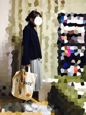 「サンカククリップ」｜今宮だんさん（レディース・160cm）の冬コーディネート