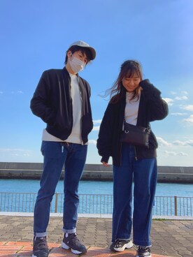 「アイテム（MA-1）」を使った、トトロさん（メンズ・170cm・20代）の春コーディネート