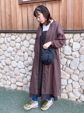 「WEGO（ウィゴー）のWEGO/ワイドカチューシャ（カチューシャ）」を使った、りこさん（レディース・157cm）の秋コーディネート