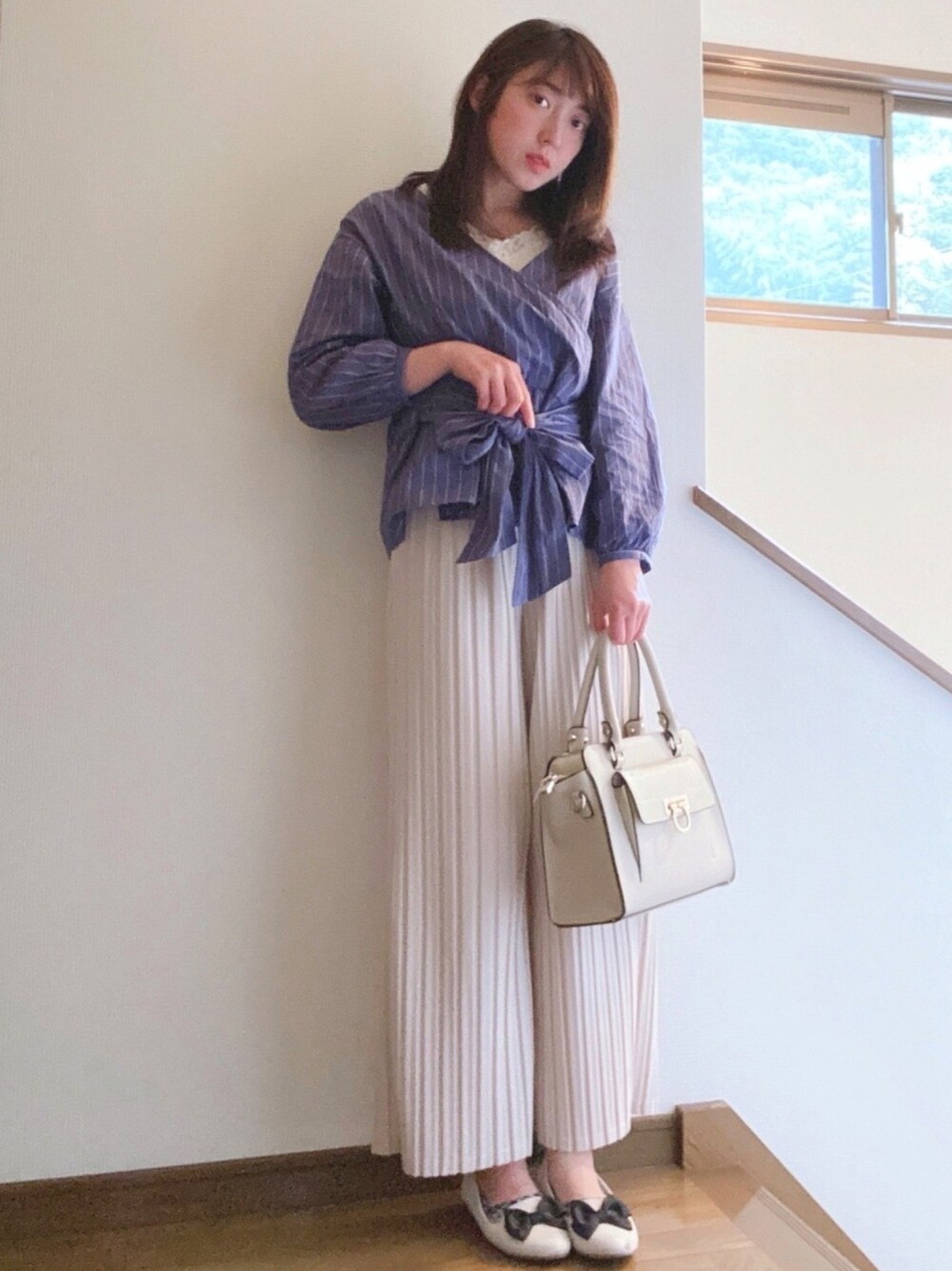 Marikoさんの「シャルマン　スカーフ付2wayハンドバッグ（fifth）」を使ったコーディネート
