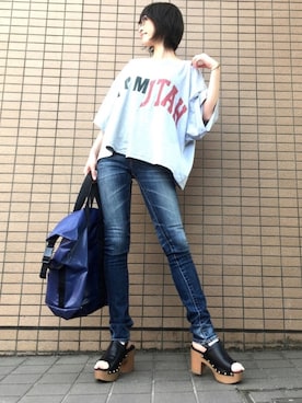 みやにさん（レディース・164cm）の夏コーディネート