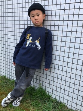 「BEAUTY&YOUTH UNITED ARROWS(ビューティーアンドユースユナイテッドアローズ)のアイテム」を使った、na♡さん(キッズ・110cm)の春コーディネート