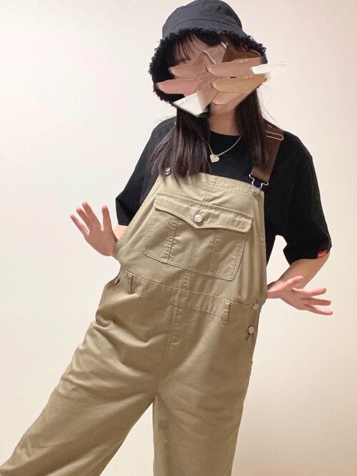 ミカ Wegoのサロペット オーバーオールを使ったコーディネート Wear ミカ Wegoのサロペット オーバーオールを使ったコーディネート Wear