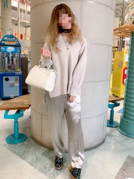 「AZUL（アズール）のアイテム（アクセサリー）」を使った、nanakoさん（レディース・165cm）の冬コーディネート