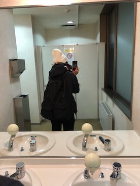 「ikka（イッカ）のアイテム（カーゴパンツ）」を使った、chiroさん（レディース・157cm）の秋コーディネート