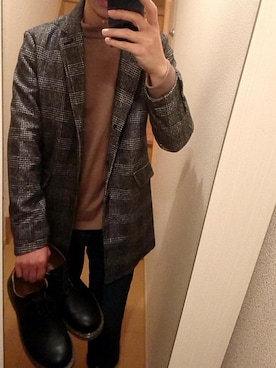 「ヒラキ（ヒラキ）のアイテム（ブーツ）」を使った、リョーマさん（メンズ・175cm）の秋コーディネート