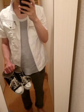 「ヒラキ（ヒラキ）のアイテム（スニーカー）」を使った、リョーマさん（メンズ・175cm）の秋コーディネート