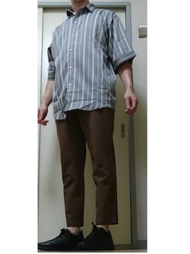 「ヒラキ（ヒラキ）のアイテム（スニーカー）」を使った、リョーマさん（メンズ・175cm）の夏コーディネート