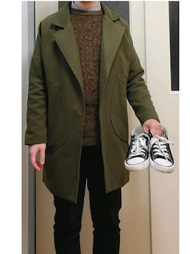 「ヒラキ（ヒラキ）のアイテム（スニーカー）」を使った、リョーマさん（メンズ・175cm）の春コーディネート