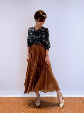 Virginiaさん（レディース・160cm）の秋コーディネート