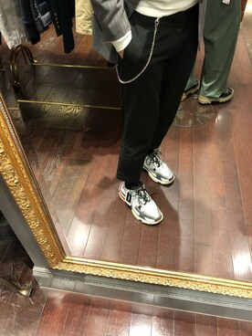 「triple s」｜なちゅらるさん（メンズ・175cm）の冬コーディネート