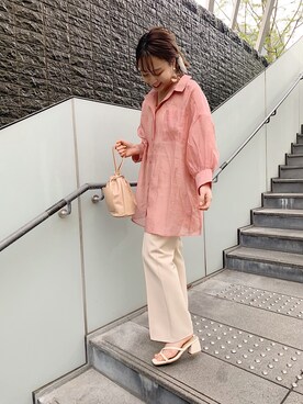 「Chico（チコ）のアイテム（財布/小物）」を使った、nagochanさん（レディース・156cm）の春コーディネート