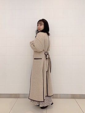 「Chico（チコ）のアイテム（その他アウター）」を使った、nagochanさん（レディース・156cm）の冬コーディネート