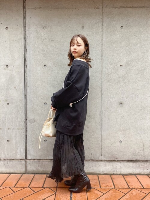 セール】ワッシャークリンクルアシメスカート（スカート）｜Chico