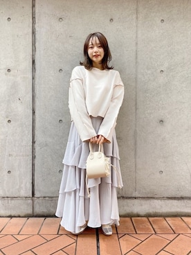 「Chico（チコ）のアイテム（バレエシューズ）」を使った、nagochanさん（レディース・156cm）の冬コーディネート