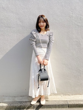 「Chico（チコ）のアイテム（バレエシューズ）」を使った、nagochanさん（レディース・156cm）の春コーディネート