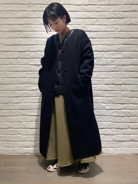 「URBAN RESEARCH Sonny Label（アーバンリサーチサニーレーベル）のアイテム（その他アウター）」を使った、nakanishiさん（レディース・157cm）の冬コーディネート