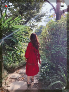 「travel」｜「アイテム（ワンピース）」を使った、DC_DoubleCさん（レディース・155cm）の秋コーディネート