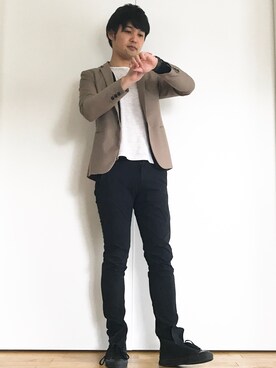 べっきーさん(メンズ・177cm)の春コーディネート