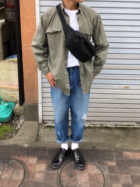 「--（--）のアイテム（パンツ）」を使った、massaru188さん（メンズ・180cm）の秋コーディネート