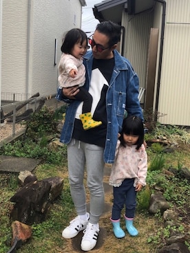 「WORLD WORKERS（ワールドワーカーズ）のアイテム」を使った、KKKOOOGさん（メンズ・171cm）の冬コーディネート