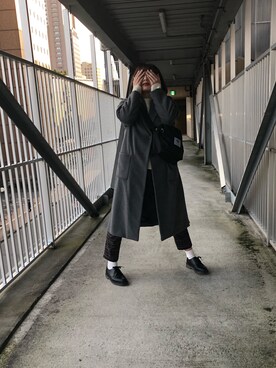 marieさん（レディース・163cm）の冬コーディネート