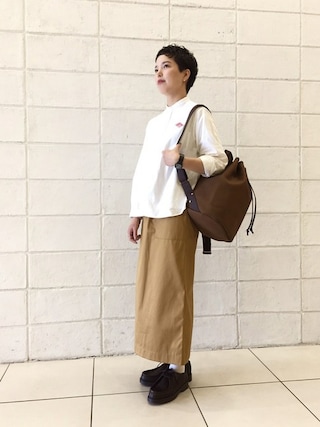 DANTON（ダントン）の「【DANTON】長袖バンドカラーシャツ YOX WOMEN
