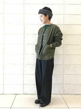「orcival」｜「アイテム（キャップ）」を使った、tamaさん（レディース・157cm）の秋コーディネート