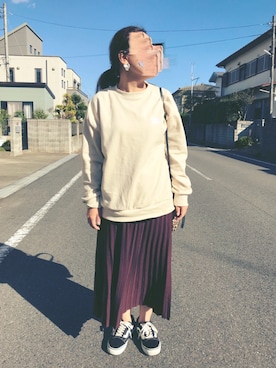 「MODE ROBE（モードローブ）のアイテム（ピアス（両耳用））」を使った、nozothさん（レディース・153cm）の秋コーディネート