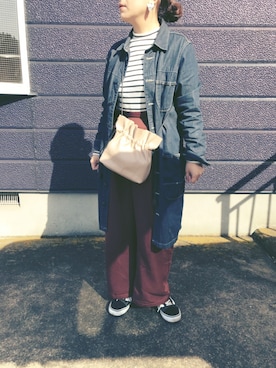 「MODE ROBE（モードローブ）のアイテム（ピアス（両耳用））」を使った、nozothさん（レディース・153cm）の冬コーディネート