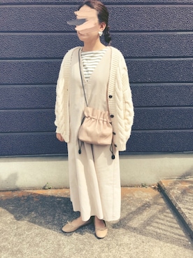 「MODE ROBE（モードローブ）のアイテム（ピアス（両耳用））」を使った、nozothさん（レディース・153cm）の春コーディネート