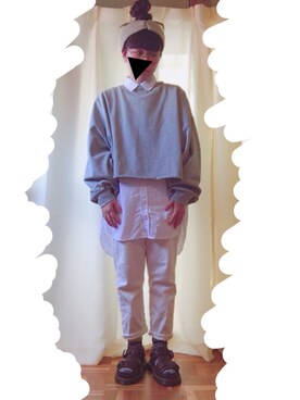 「niko and...（ニコアンド）のメンテンBIGBIG Ｔシャツ【niko and ...】（Tシャツ/カットソー）」を使った、chiii🌵さん（レディース・150cm）の春コーディネート