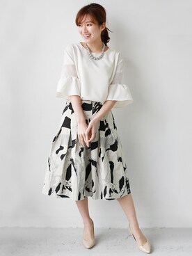 「REAL CUBE（リアルキューブ）のアイテム」を使った、REALCUBEさん（レディース・154cm）の春コーディネート