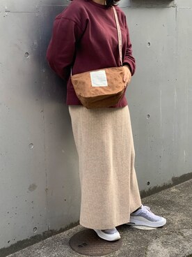「シアタープロダクツ(THEATRE PRODUCTS)」｜「アイテム（スウェット）」を使った、tacyukaさん（レディース・161cm）の秋コーディネート