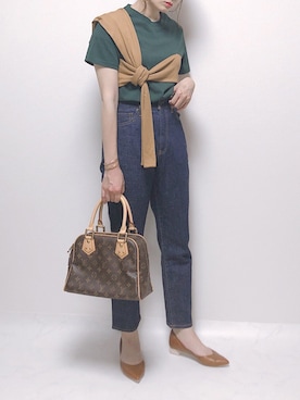 「WORKS（ワークス）のアイテム」を使った、shiiさん（レディース・159cm）の夏コーディネート