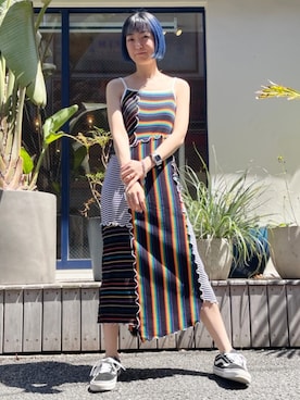 CandyStripper_mikiさん（レディース・162cm）の春コーディネート