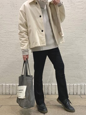 wai.｜シンプル淡色男子さんのコーディネート