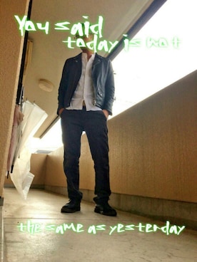 鱒主さん（メンズ・170cm）の秋コーディネート