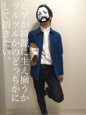 「Right-on（ライトオン）のアイテム（ナイロンジャケット）」を使った、とっとこイキッ太郎さん（メンズ・172cm）の春コーディネート