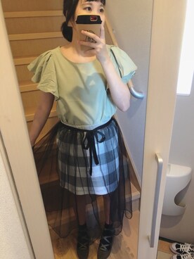 りえってぃさん（レディース・159cm）の夏コーディネート