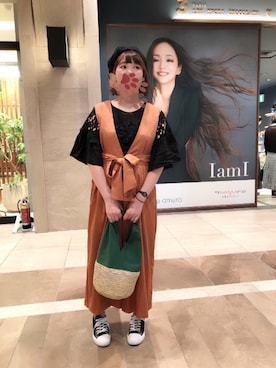 りえってぃさん（レディース・159cm）の秋コーディネート