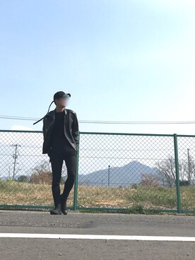 「8seconds（エイトセカンズ）のアイテム（ライダースジャケット）」を使った、€youto￡さん（メンズ・170cm）の春コーディネート